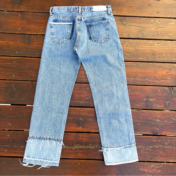 CURRENT ELLIOT FRAYED HEM HIGH RISE JEANS SIZE 26 - Picture 9 of 14